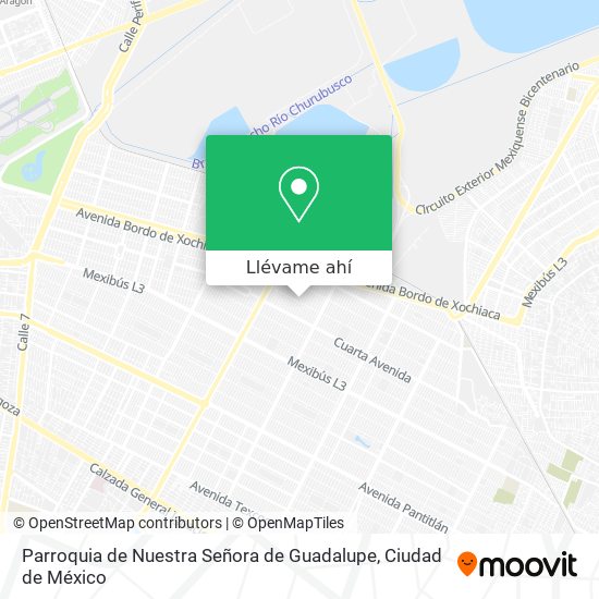 Mapa de Parroquia de Nuestra Señora de Guadalupe