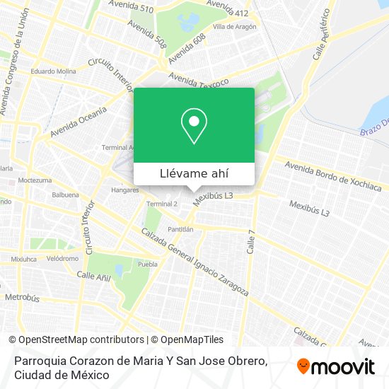 Mapa de Parroquia Corazon de Maria Y San Jose Obrero
