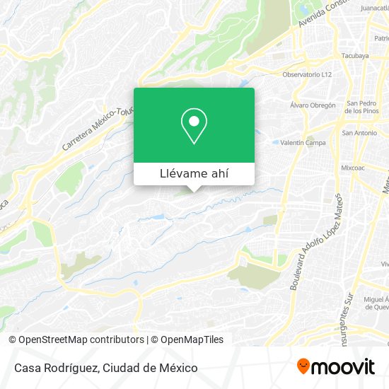 Mapa de Casa Rodríguez