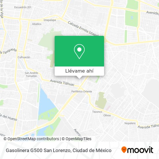 Mapa de Gasolinera G500 San Lorenzo