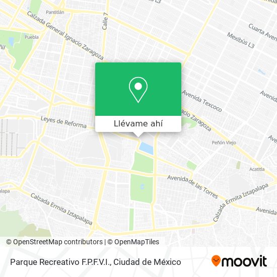 Mapa de Parque Recreativo F.P.F.V.I.