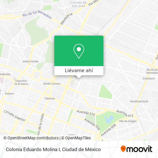 Mapa de Colonia Eduardo Molina I