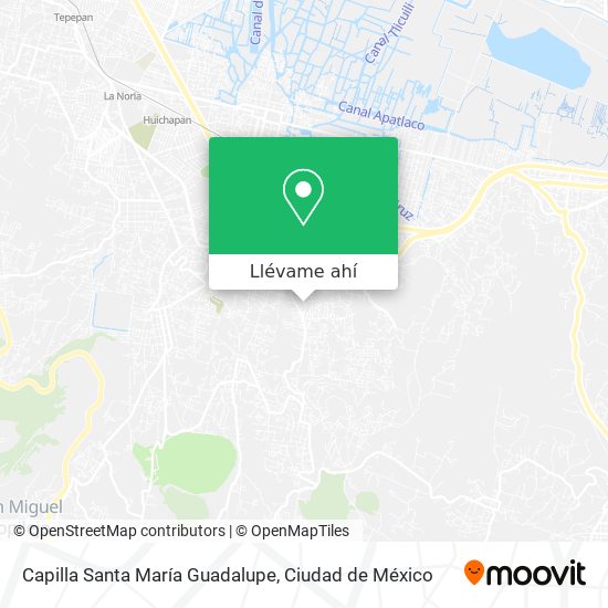 Mapa de Capilla Santa María Guadalupe