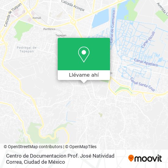 Mapa de Centro de Documentacion Prof. José Natividad Correa