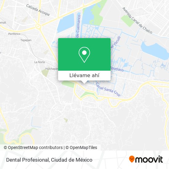 Mapa de Dental Profesional