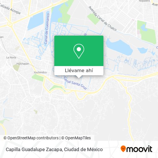 Mapa de Capilla Guadalupe Zacapa