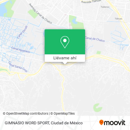 Mapa de GIMNASIO WORD SPORT