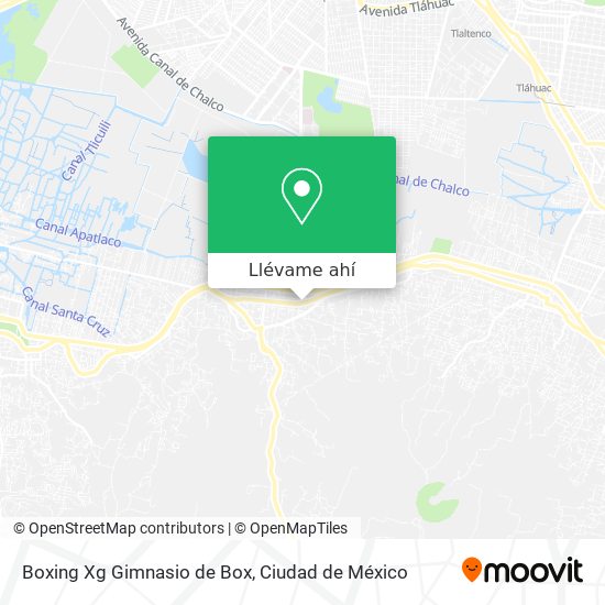 Mapa de Boxing Xg Gimnasio de Box