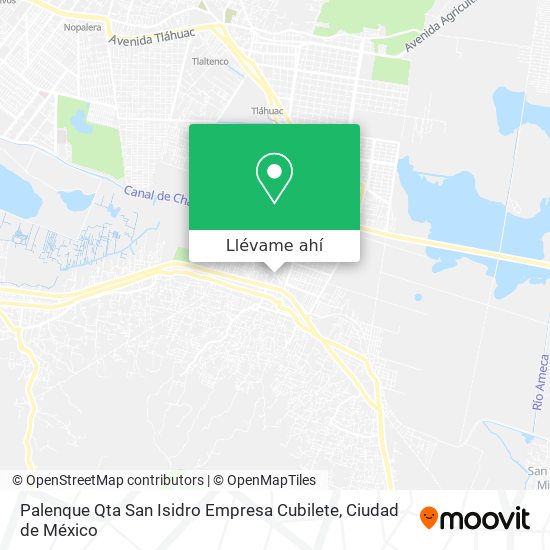 Mapa de Palenque Qta San Isidro Empresa Cubilete