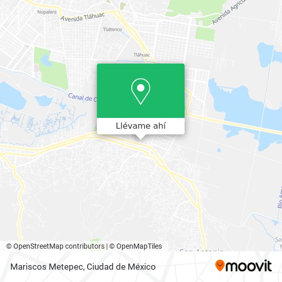 Mapa de Mariscos Metepec