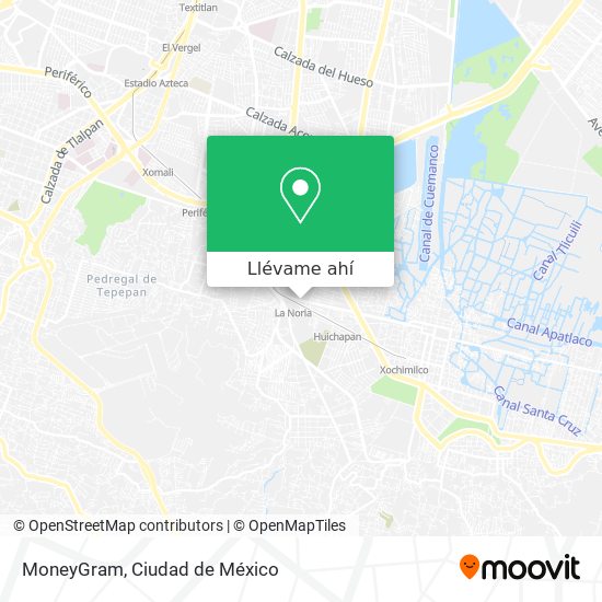 Mapa de MoneyGram