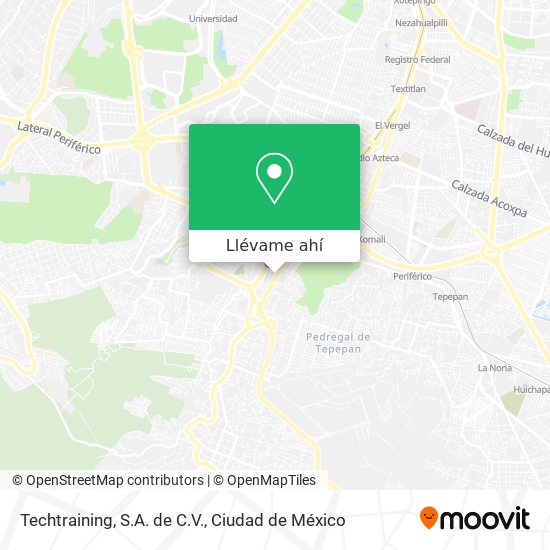 Mapa de Techtraining, S.A. de C.V.