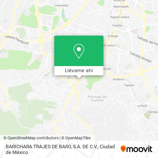 Mapa de BARICHARA TRAJES DE BAñO, S.A. DE C.V.