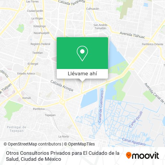 Mapa de Otros Consultorios Privados para El Cuidado de la Salud