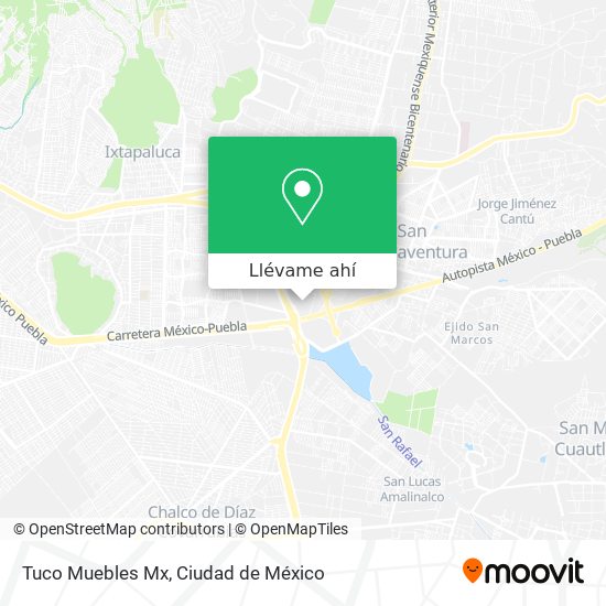 Mapa de Tuco Muebles Mx