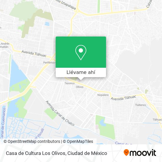 Mapa de Casa de Cultura Los Olivos