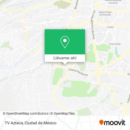 Mapa de TV Azteca