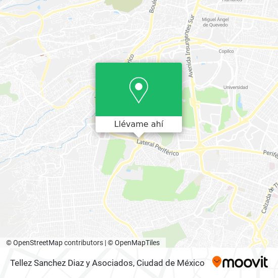 Mapa de Tellez Sanchez Diaz y Asociados