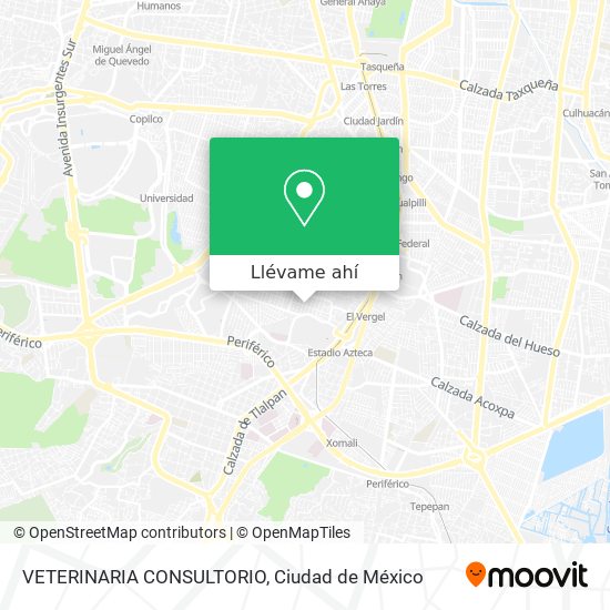 Mapa de VETERINARIA CONSULTORIO