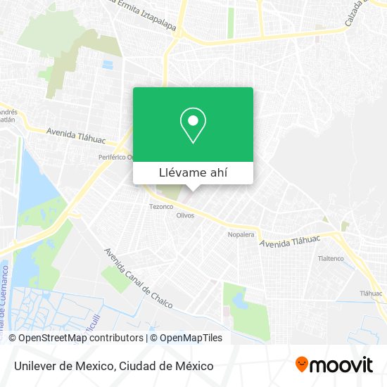 Mapa de Unilever de Mexico