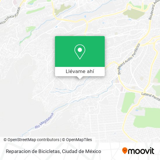 Mapa de Reparacion de Bicicletas