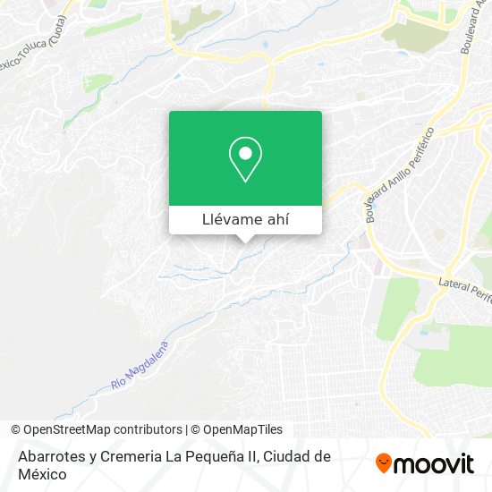 Mapa de Abarrotes y Cremeria La Pequeña II