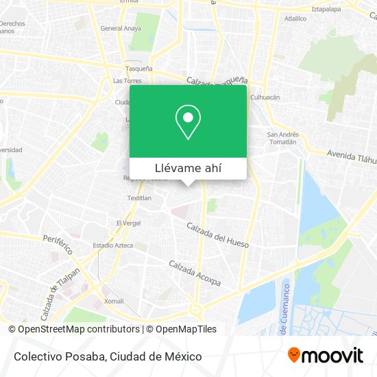 Mapa de Colectivo Posaba