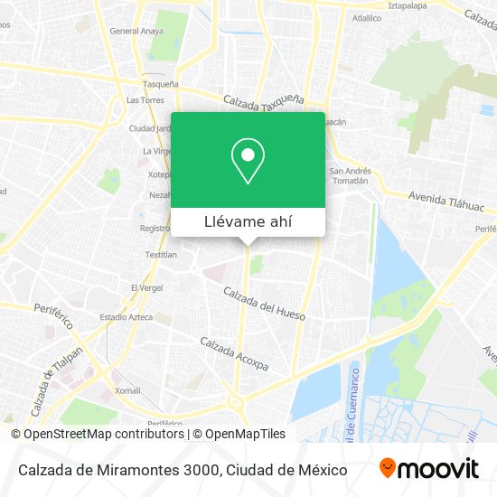 Mapa de Calzada de Miramontes 3000