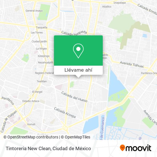 Mapa de Tintoreria New Clean