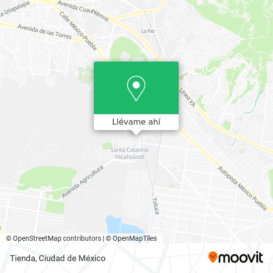 Mapa de Tienda