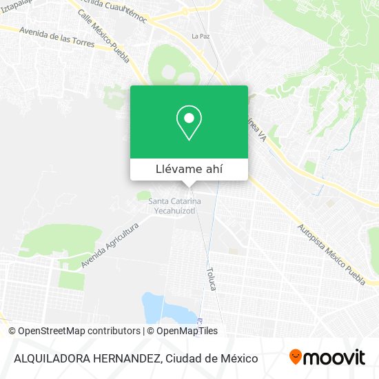 Mapa de ALQUILADORA HERNANDEZ