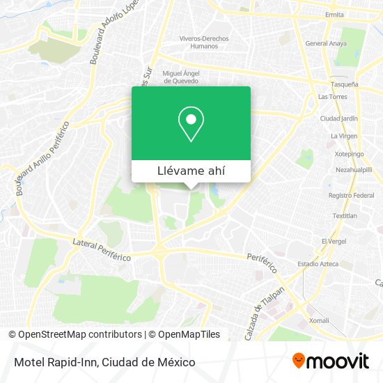 Mapa de Motel Rapid-Inn