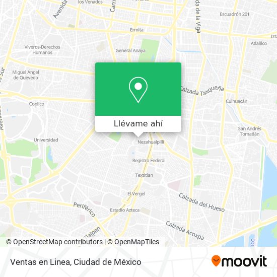 Mapa de Ventas en Linea