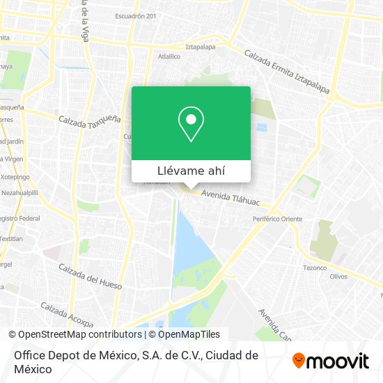 Mapa de Office Depot de México, S.A. de C.V.