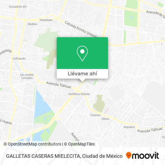 Mapa de GALLETAS CASERAS MIELECITA