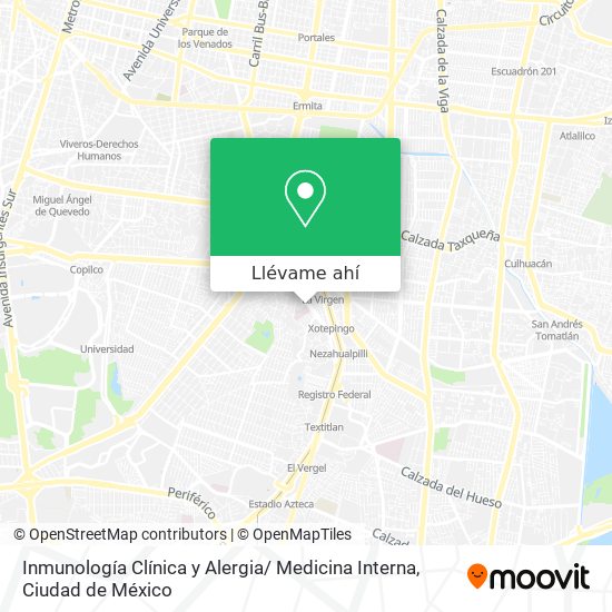 Mapa de Inmunología Clínica y Alergia/ Medicina Interna