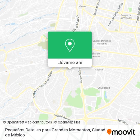 Mapa de Pequeños Detalles para Grandes Momentos