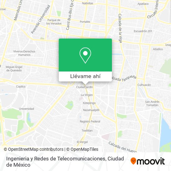 Mapa de Ingenieria y Redes de Telecomunicaciones