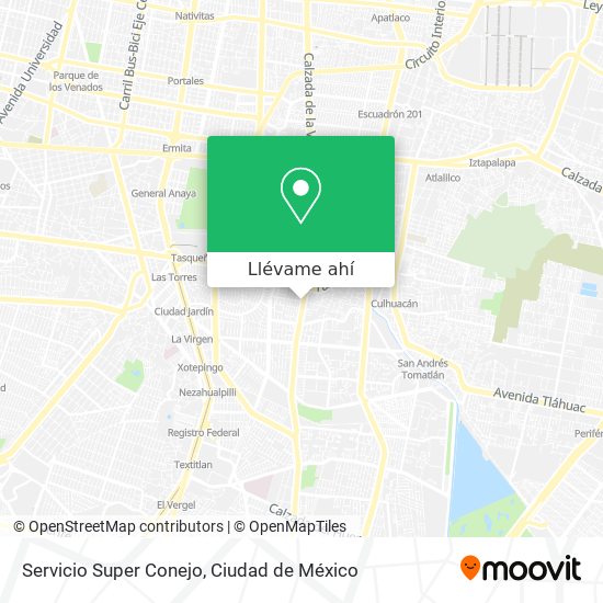 Mapa de Servicio Super Conejo