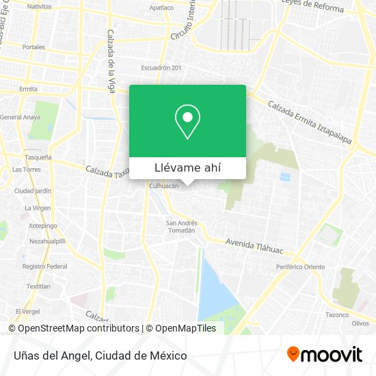 Mapa de Uñas del Angel