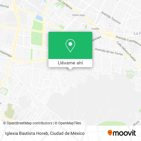 Mapa de Iglesia Bautista Horeb