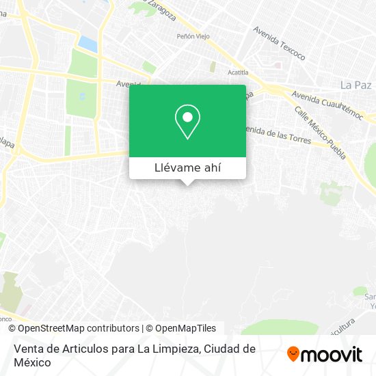 Mapa de Venta de Articulos para La Limpieza