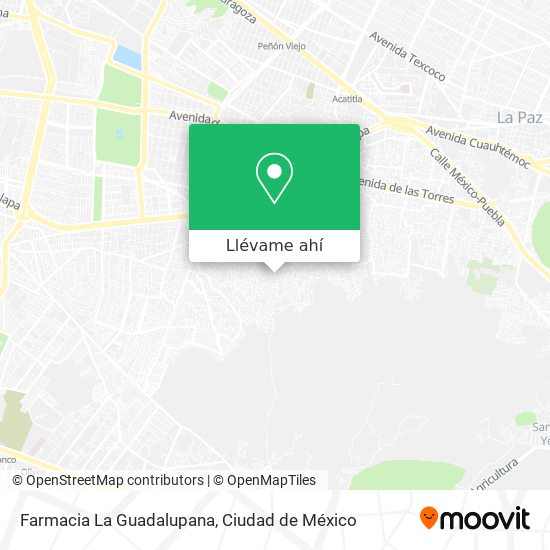 Mapa de Farmacia La Guadalupana