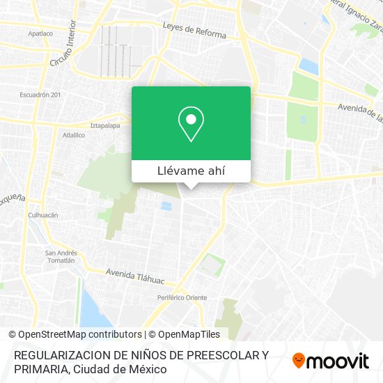 Mapa de REGULARIZACION DE NIÑOS DE PREESCOLAR Y PRIMARIA