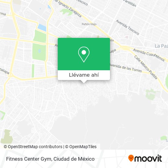 Mapa de Fitness Center Gym