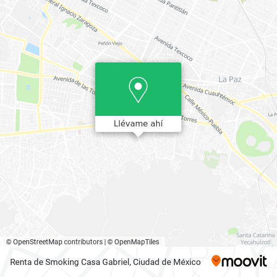 Mapa de Renta de Smoking Casa Gabriel