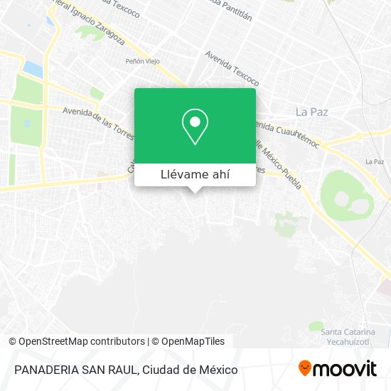 Mapa de PANADERIA SAN RAUL