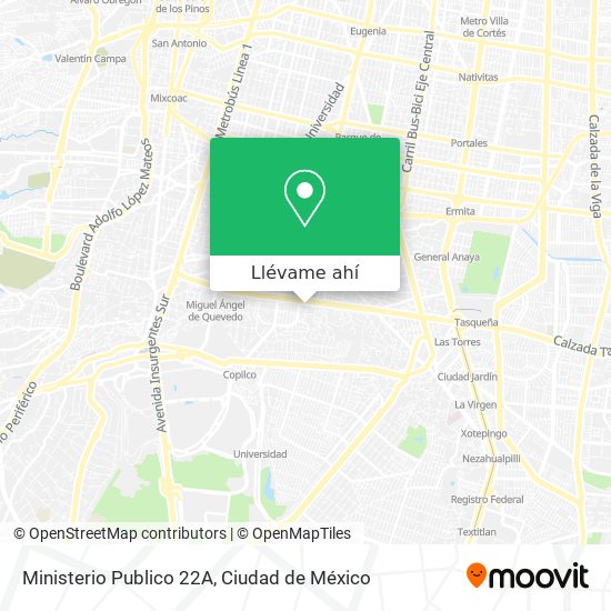 Mapa de Ministerio Publico 22A