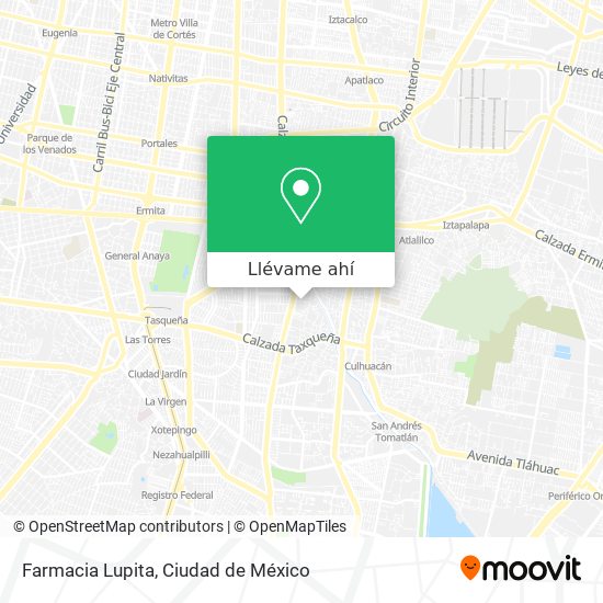 Mapa de Farmacia Lupita