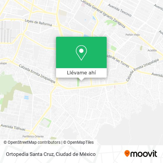 Mapa de Ortopedia Santa Cruz